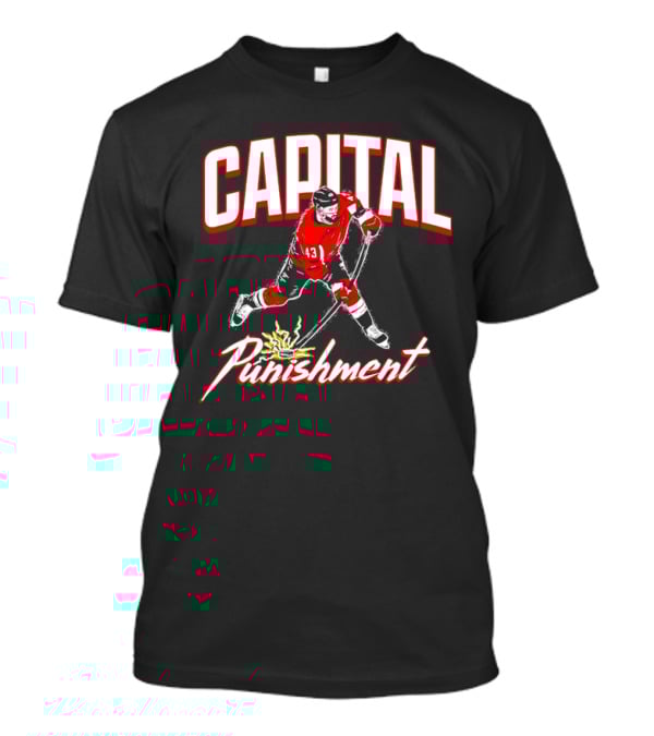 Tom Wilson Capital Punishment Washington Capitals Hockey T-Shirt