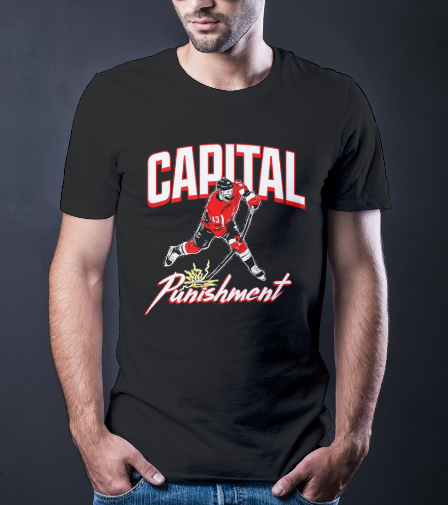 Tom Wilson Capital Punishment Washington Capitals Hockey T-Shirt