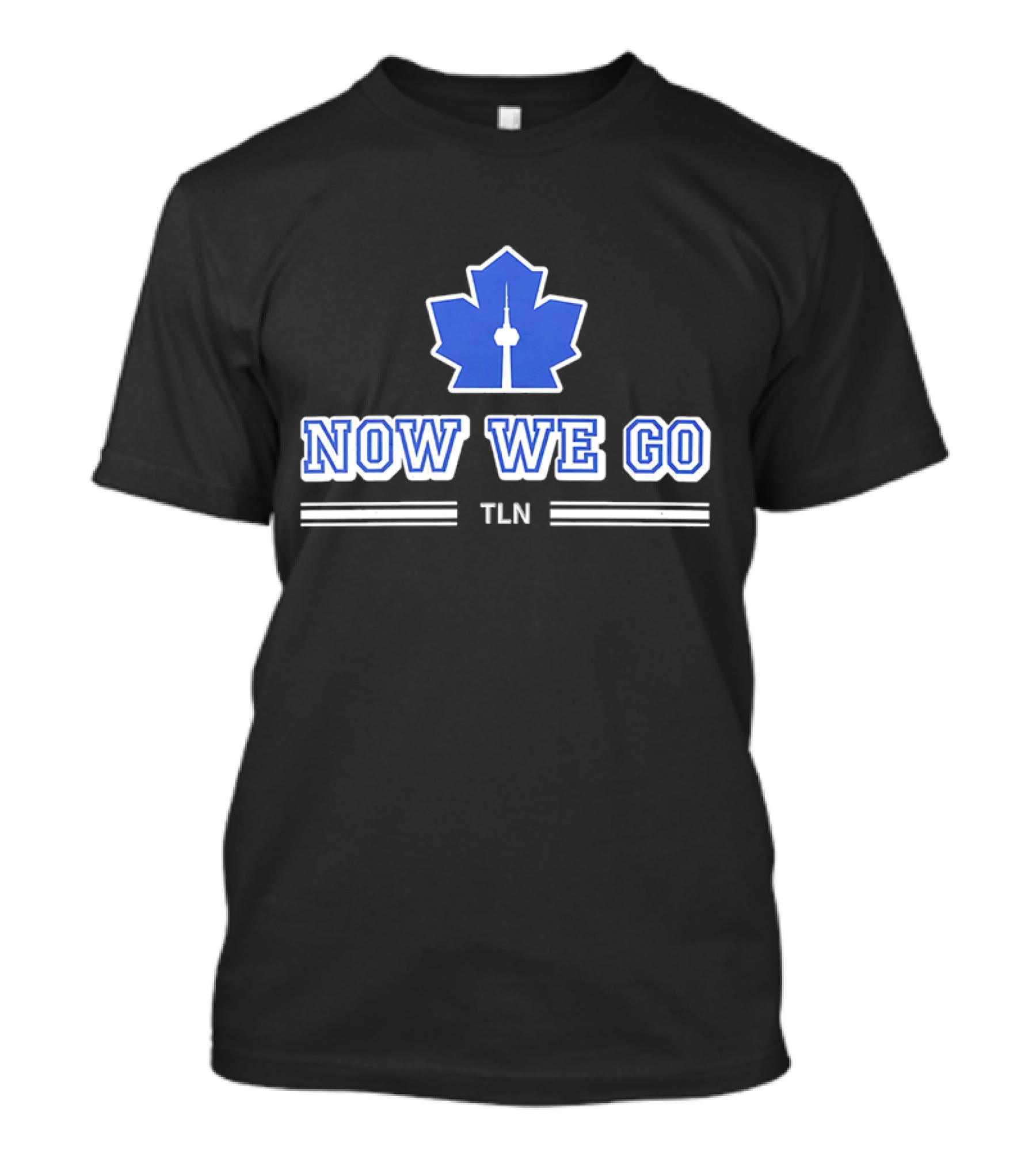 Now We Go TLN Toronto Maple Leafs Hockey CN Tower Icon T-Shirt