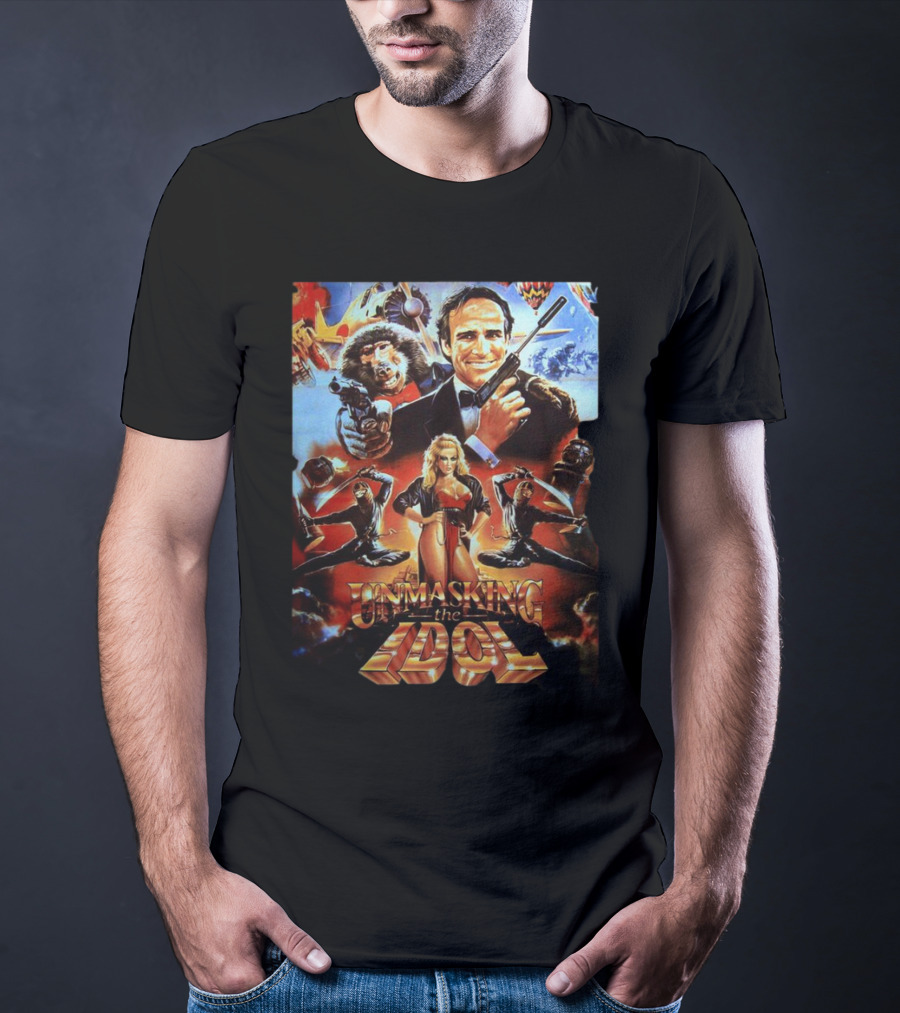 Unmasking The Idol Movie With Spy And Ninja Imagery T-Shirt