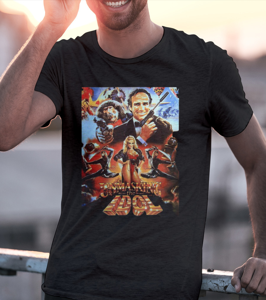 Unmasking The Idol Movie With Spy And Ninja Imagery T-Shirt
