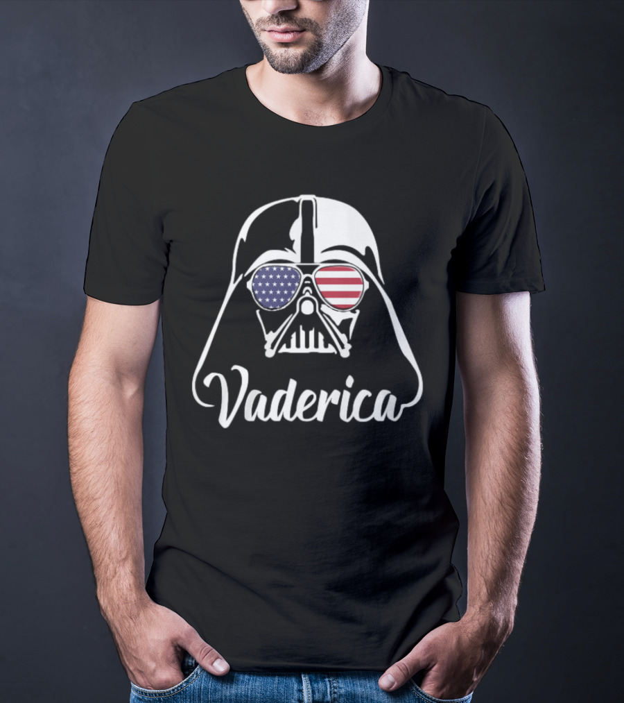 Vaderica Darth Vader American Flag Sunglasses T-Shirt