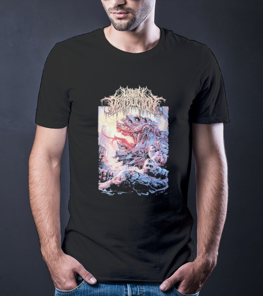 Within Destruction Deathwish Monster Art With Gory Details T-Shirt