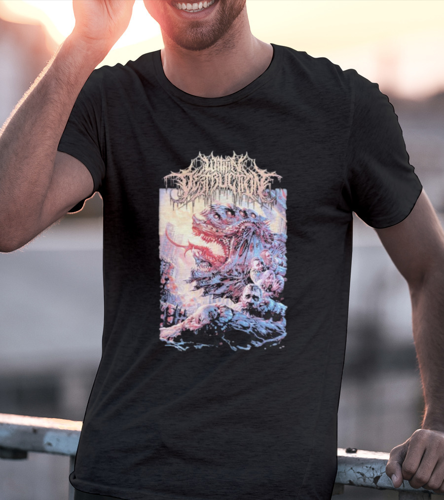 Within Destruction Deathwish Monster Art With Gory Details T-Shirt