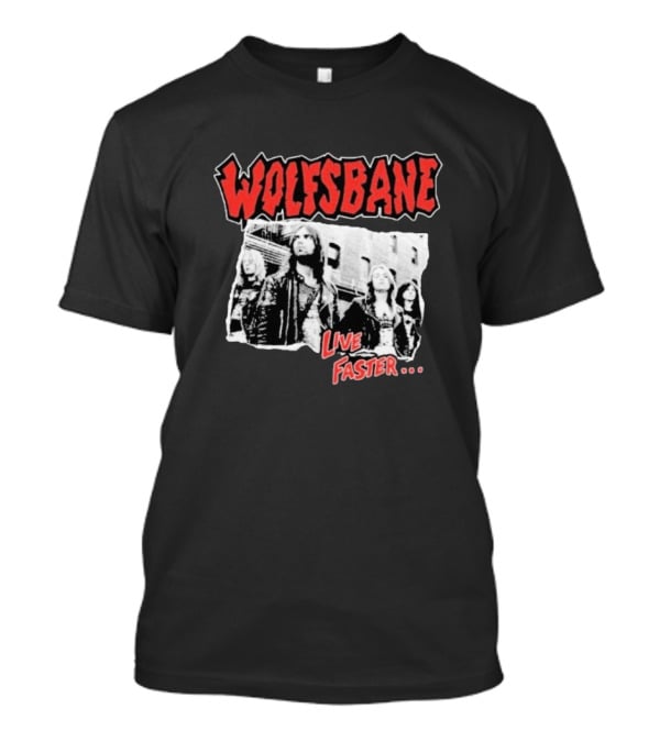 Wolfsbane Live Faster I Was There Photo Collage T-Shirt