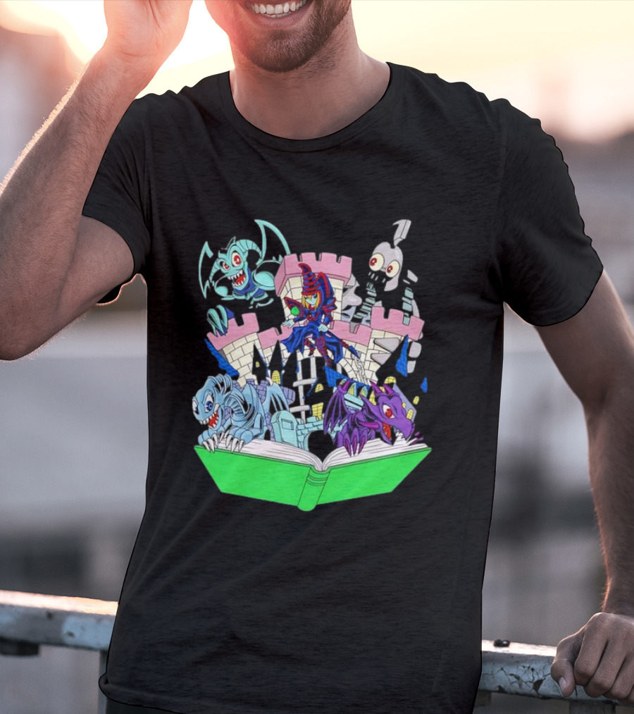 World Of Toons Castle And Creatures From Book T-Shirt