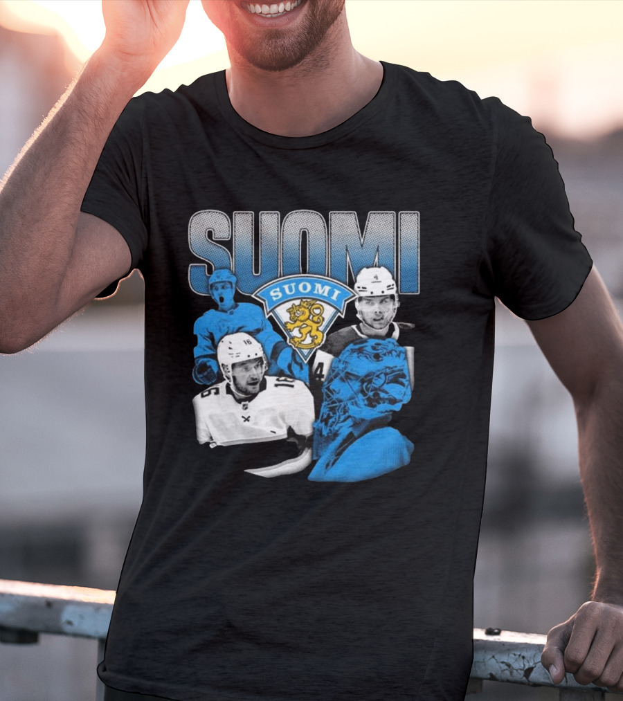 Suomi 4 Nations Team Finland Ice Hockey Players T-Shirt