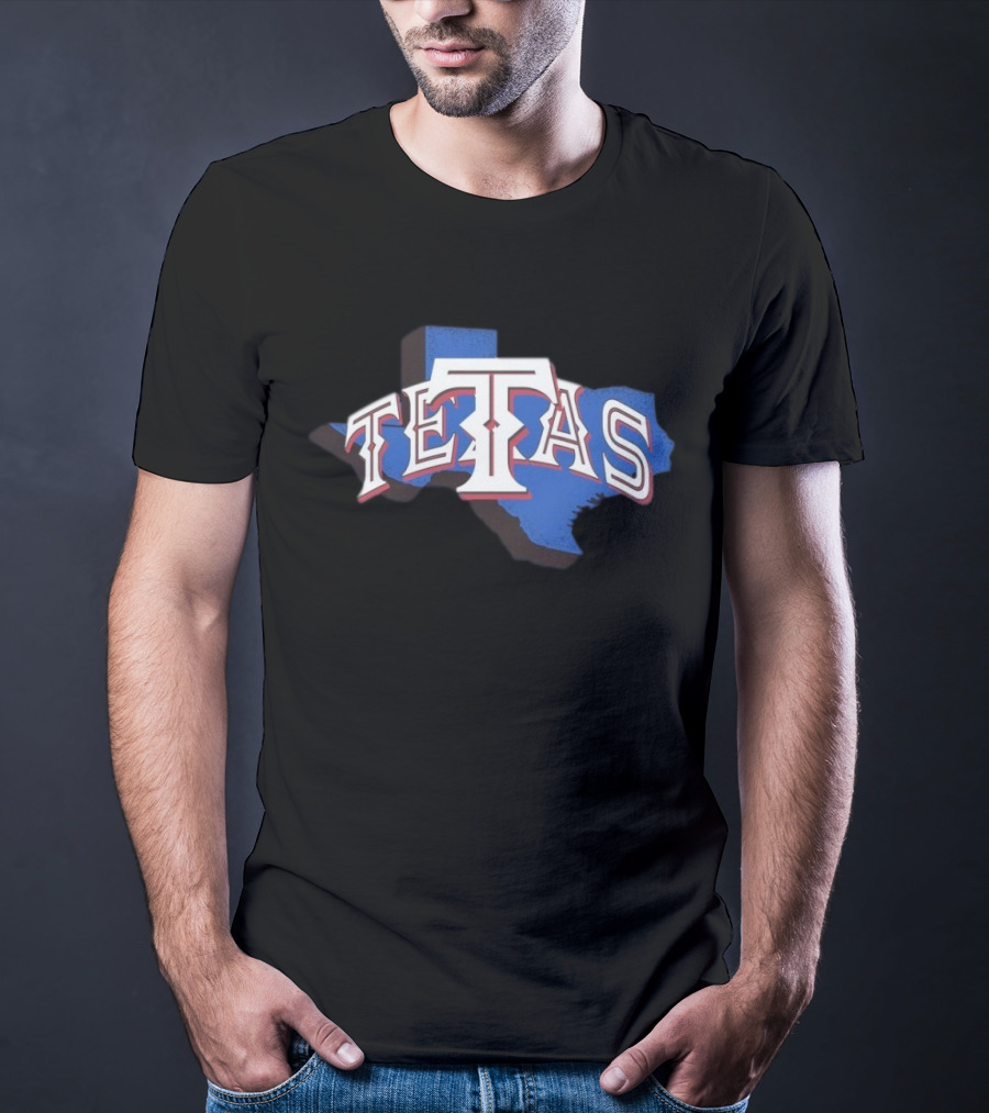 Texas Not Tetas Humor Texas Pride Map Design T-Shirt