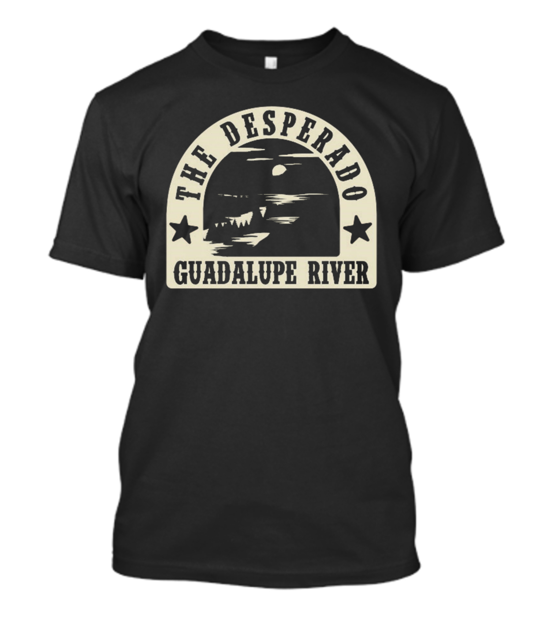 The Desperado Guadalupe River Sunset Stars T-Shirt