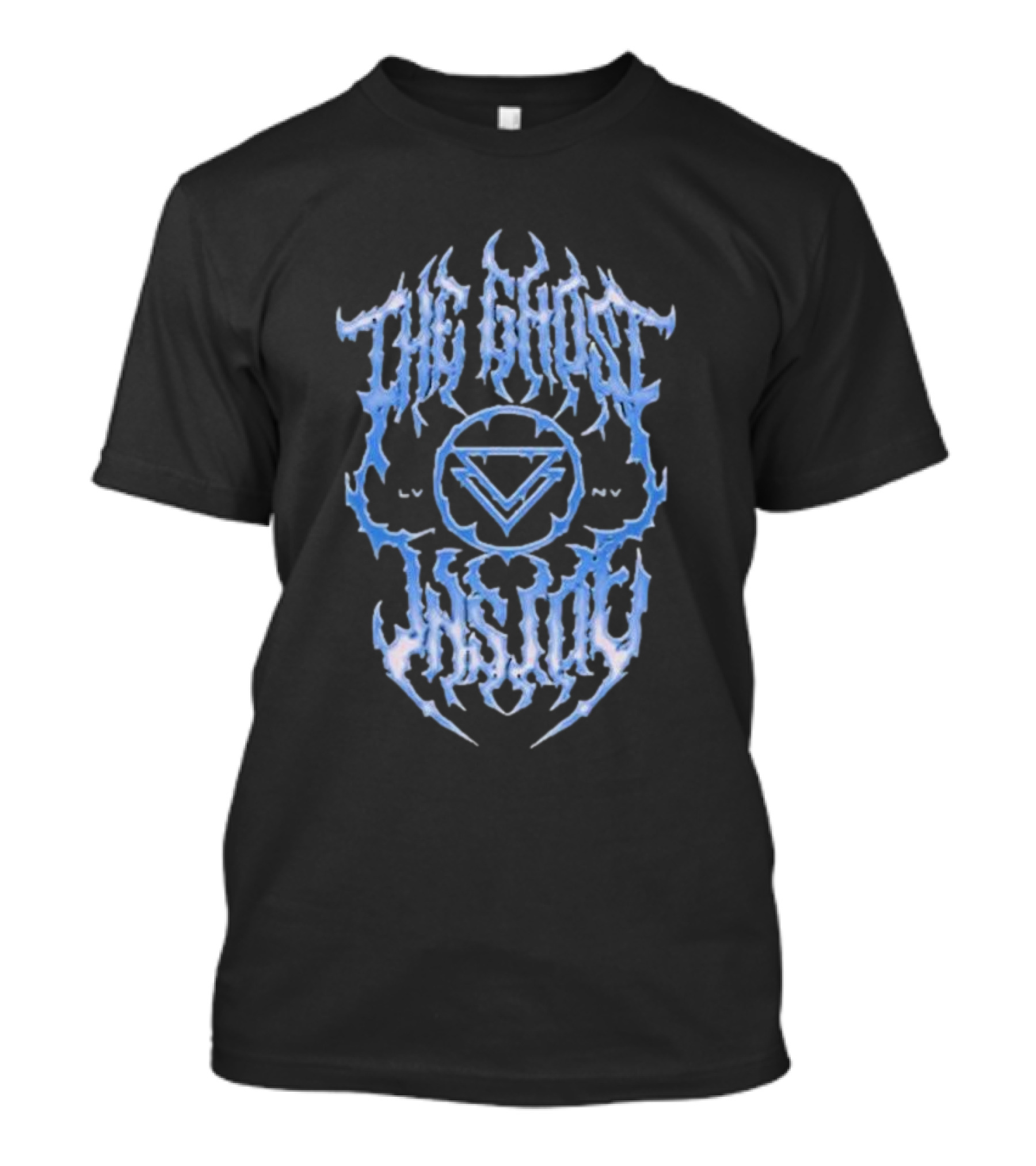 The Ghost Inside Death Metal Band Logo In Blue With Symbol T-Shirt
