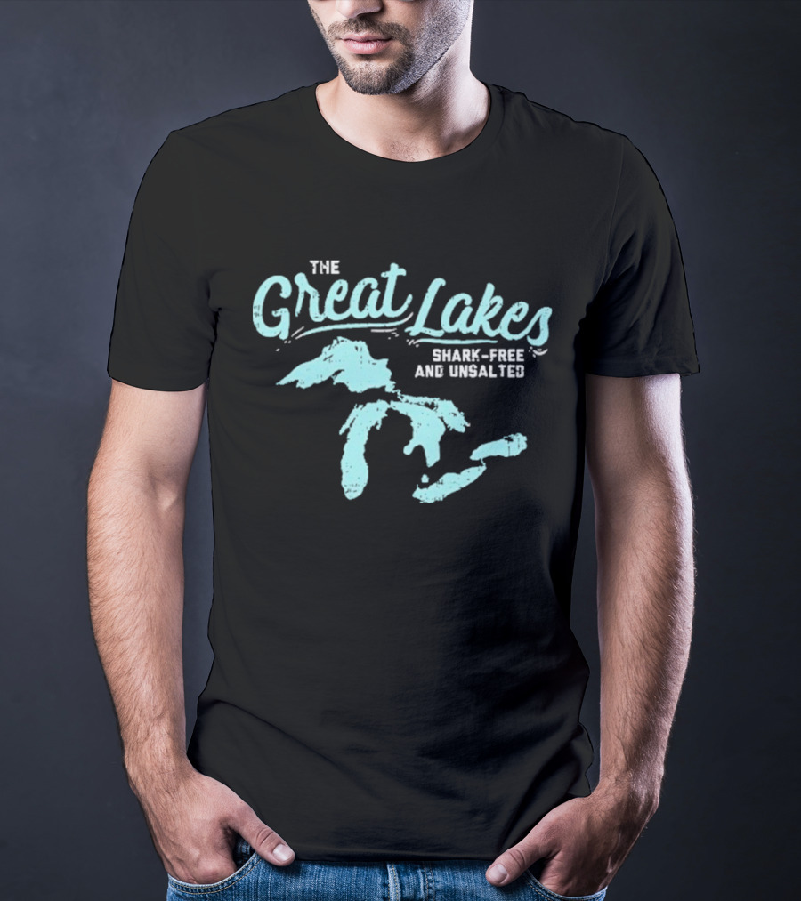 The Great Lakes Shark-Free Unsalted Summer Adventure T-Shirt