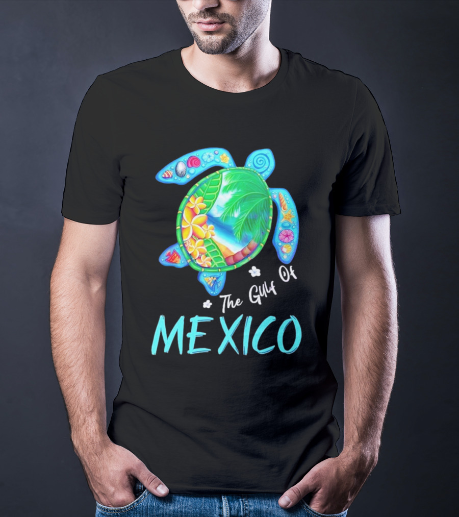 The Gulf Of Mexico Turtle Summer Beach Souvenir T-Shirt