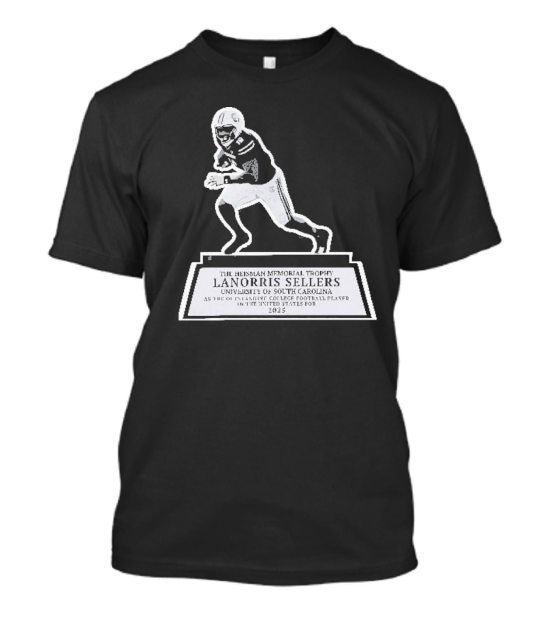The Heisman Memorial Trophy Lanorris Sellers Football Statue T-Shirt