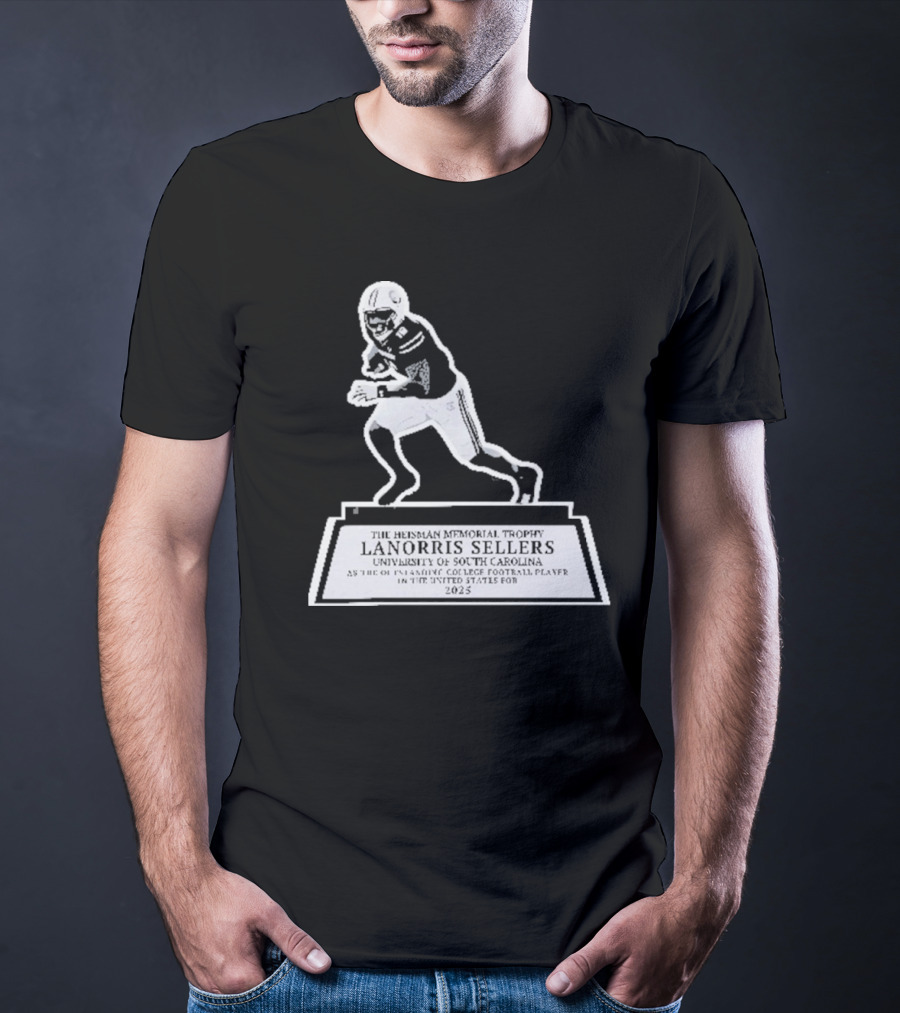 The Heisman Memorial Trophy Lanorris Sellers Football Statue T-Shirt