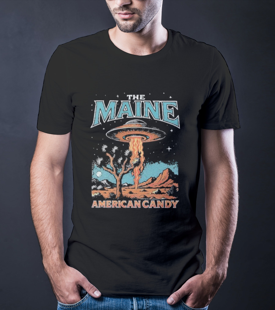 The Maine American Candy UFO Desert Scene T-Shirt