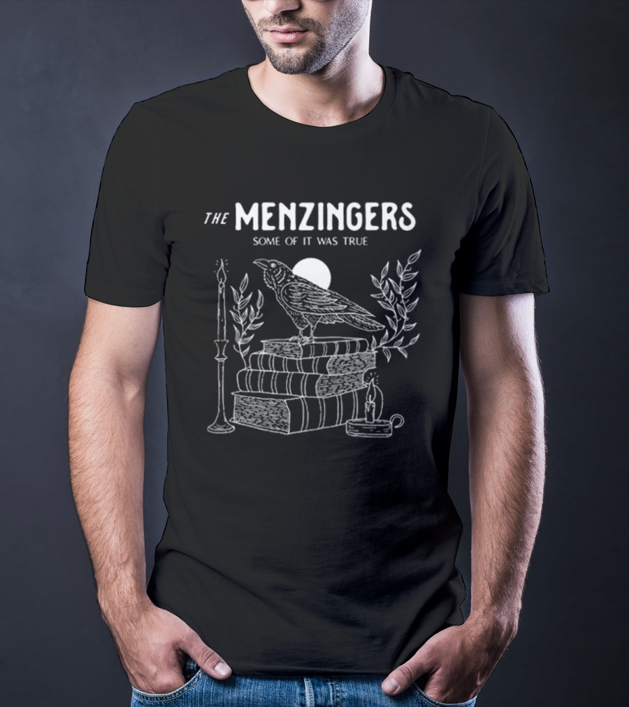 The Menzingers Some Of It Was True Raven Books Candle Cat T-Shirt