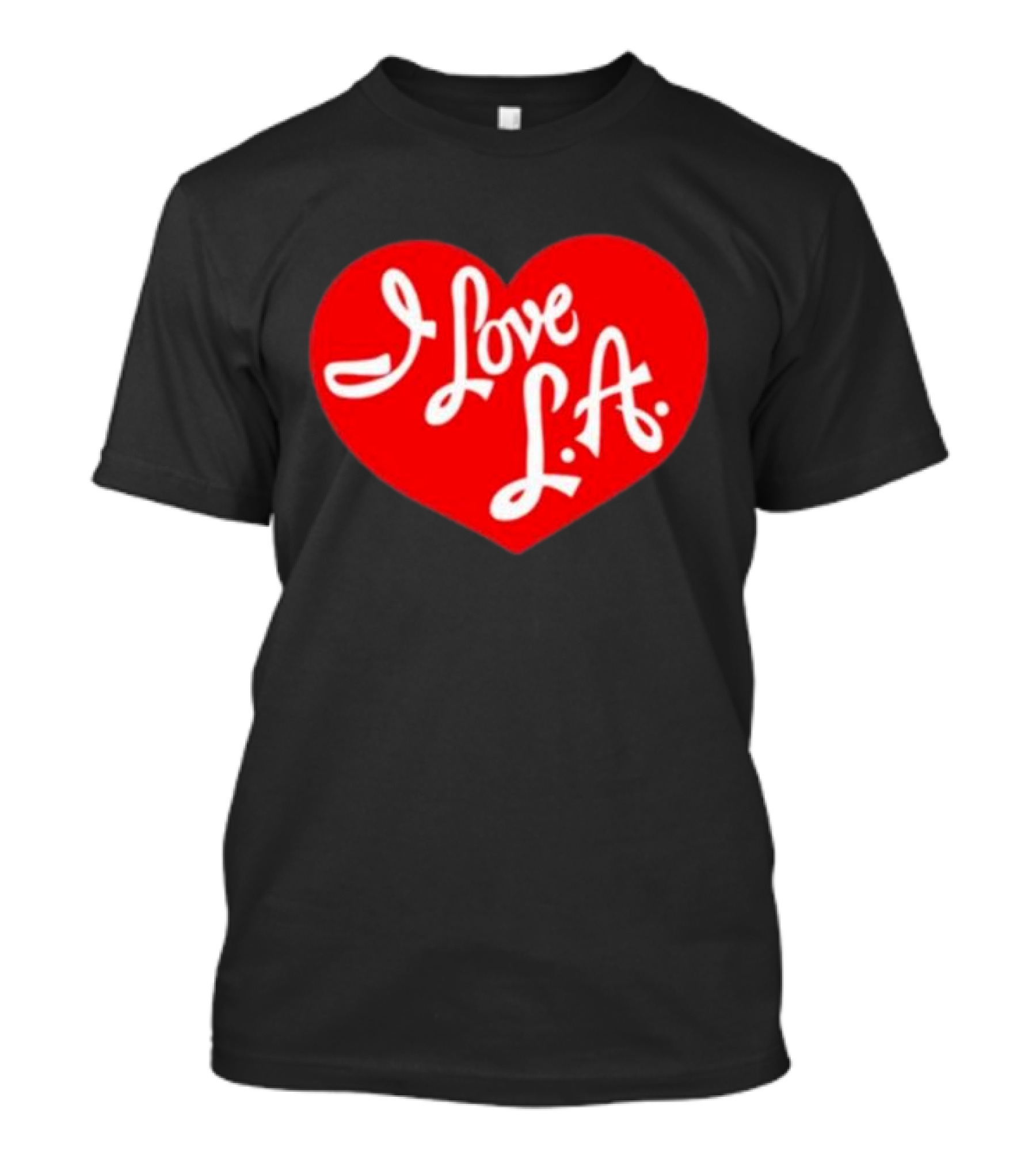 Tourist I Love LA Red Heart Icon T-Shirt