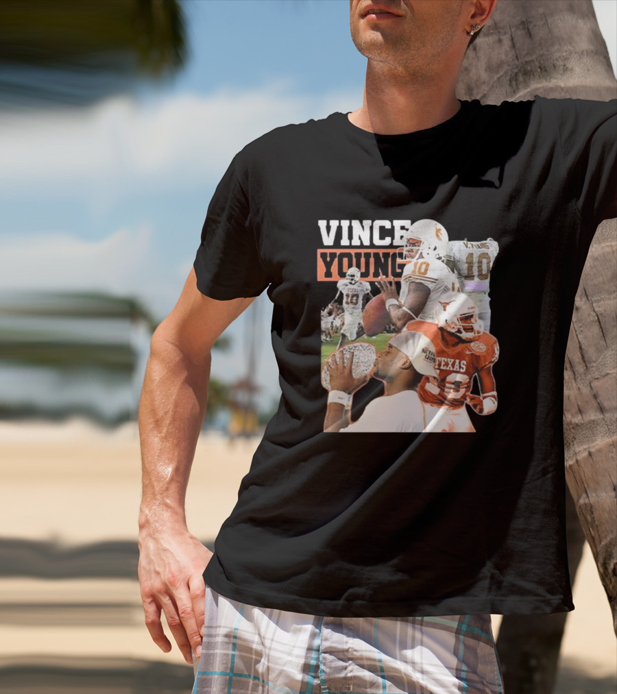 Vince Young Texas Longhorns Football Legend Number 10 T-Shirt