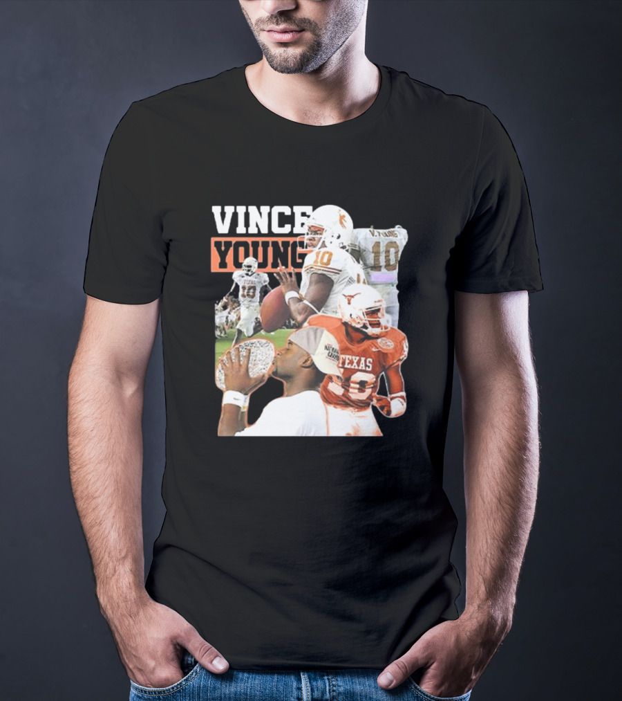 Vince Young Texas Longhorns Football Legend Number 10 T-Shirt
