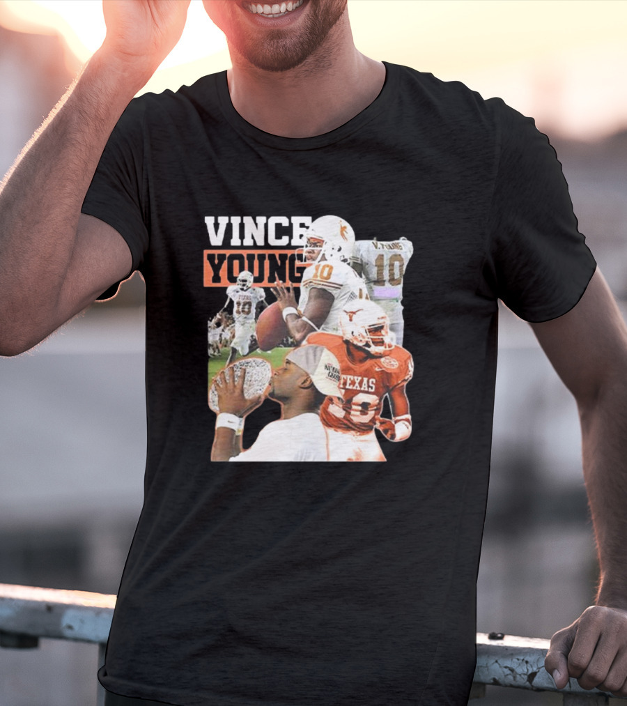 Vince Young Texas Longhorns Football Legend Number 10 T-Shirt