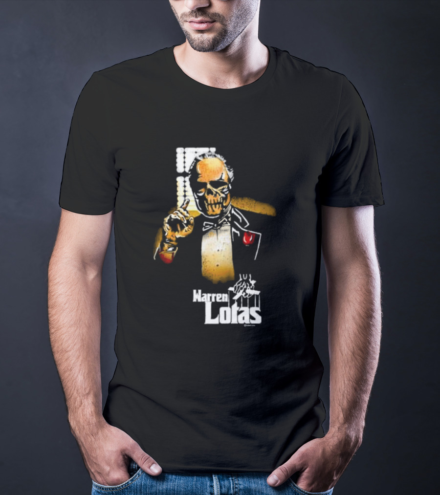 Warren Lotas The Don The Godfather Skeletal Figure Gesture T-Shirt
