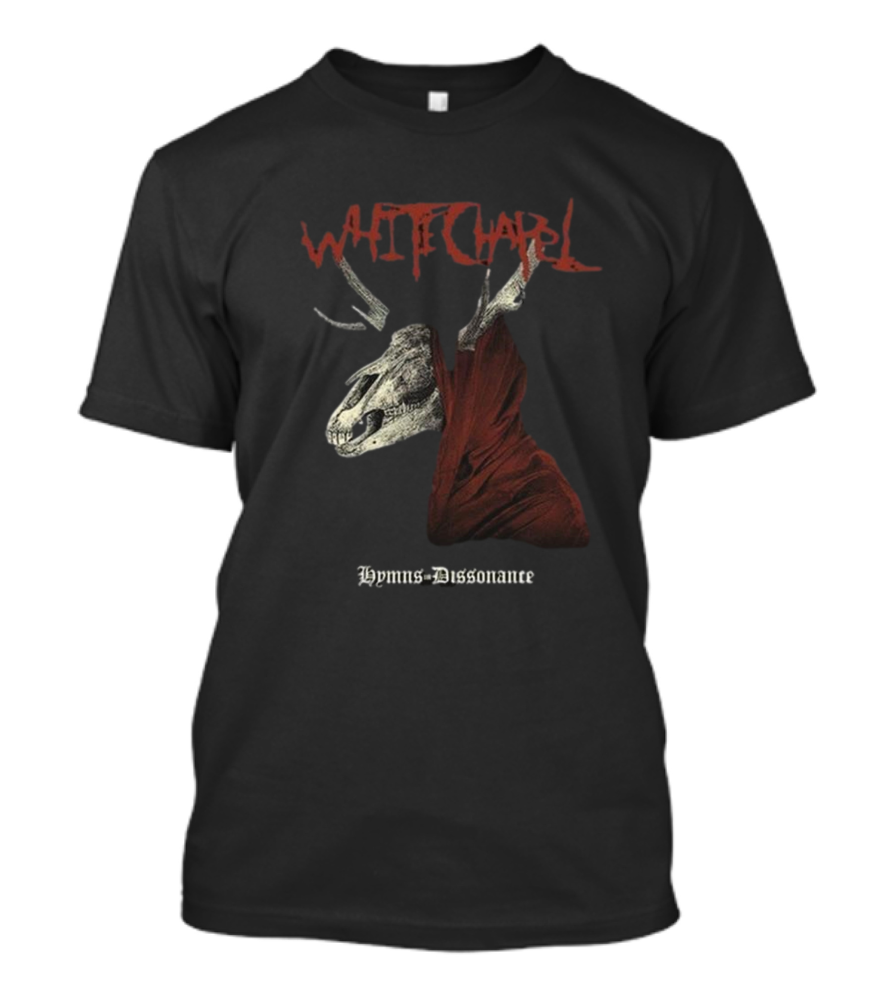 Whitechapel Hymns Dissonance Hooded Skull T-Shirt