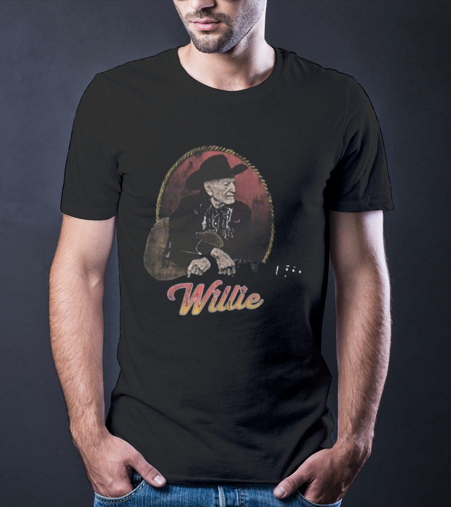 Willie Nelson 2025 Vintage Country Style T-Shirt
