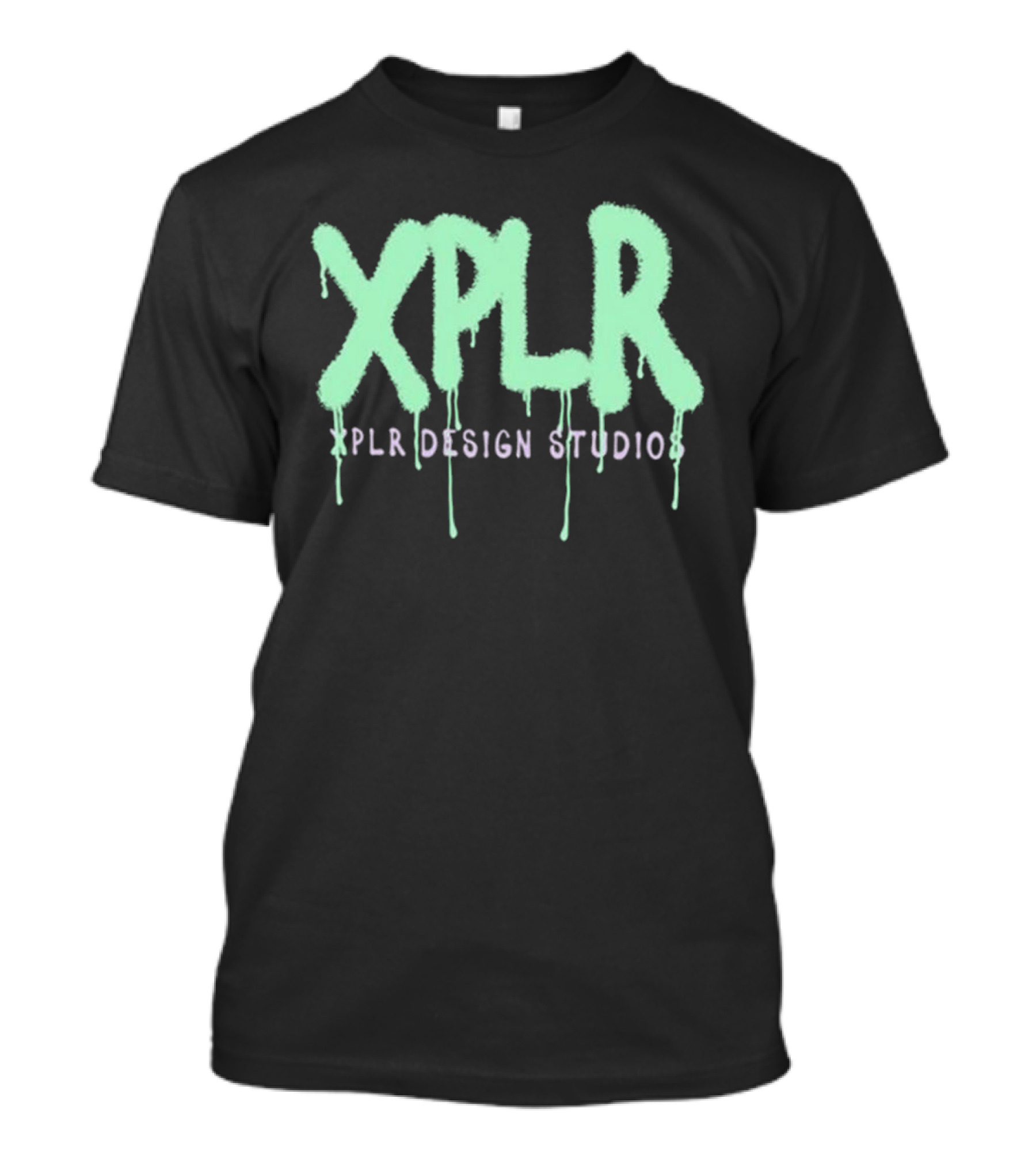 Xplr Studio Graffiti V.2 Droplet Style Text T-Shirt