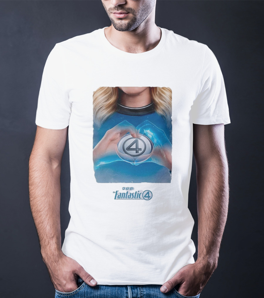 Invisible Woman Marvel Studios Fantastic 4 Emblem T-Shirt