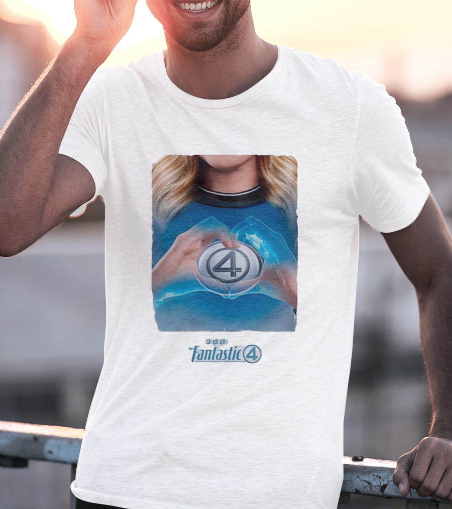 Invisible Woman Marvel Studios Fantastic 4 Emblem T-Shirt