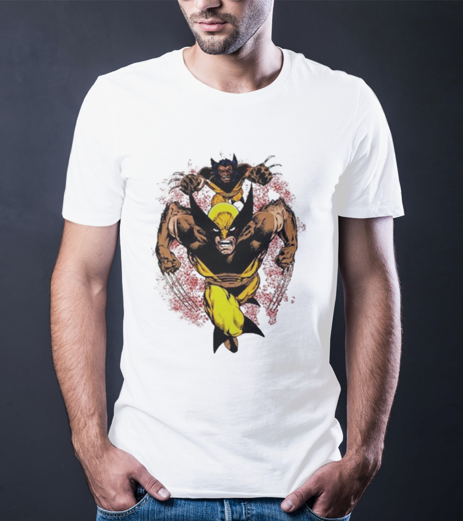 2025 Wolverine And Sabretooth Marvel Ashtro Logan T-Shirt