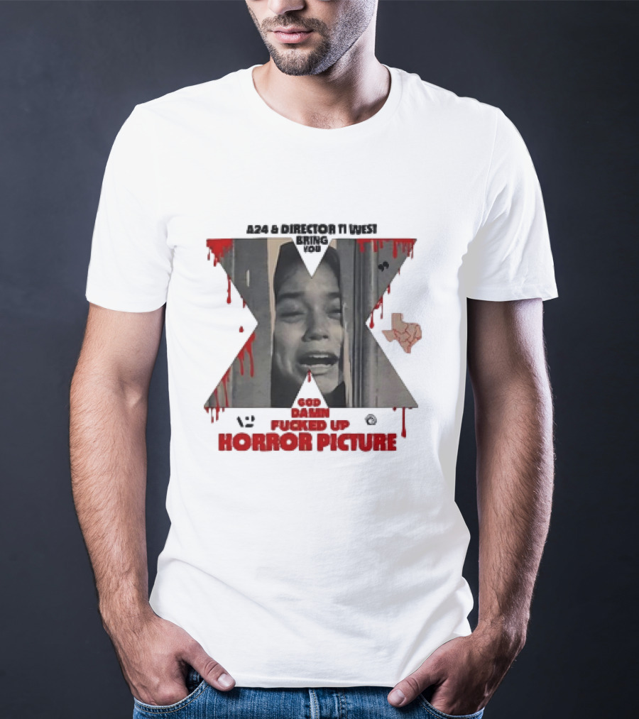 A24 Ti West Bring You The Scariest X Horror Picture T-Shirt
