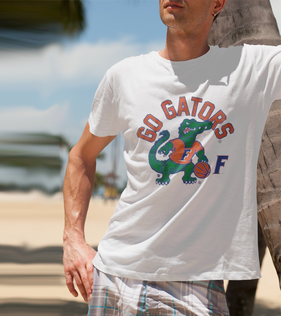 Go Gators Florida Mascot F Basketball T-Shirt