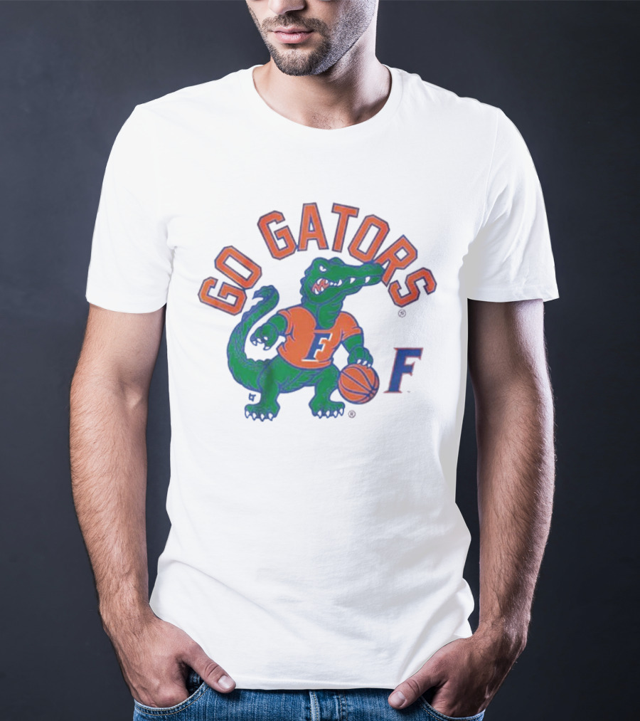 Go Gators Florida Mascot F Basketball T-Shirt