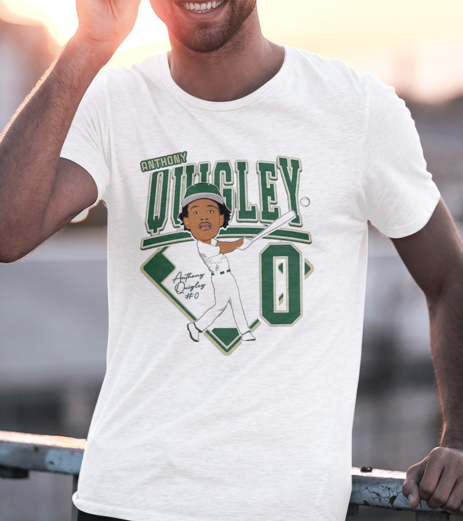 Anthony Quigley Baseball 2025 Player Illustration T-Shirt