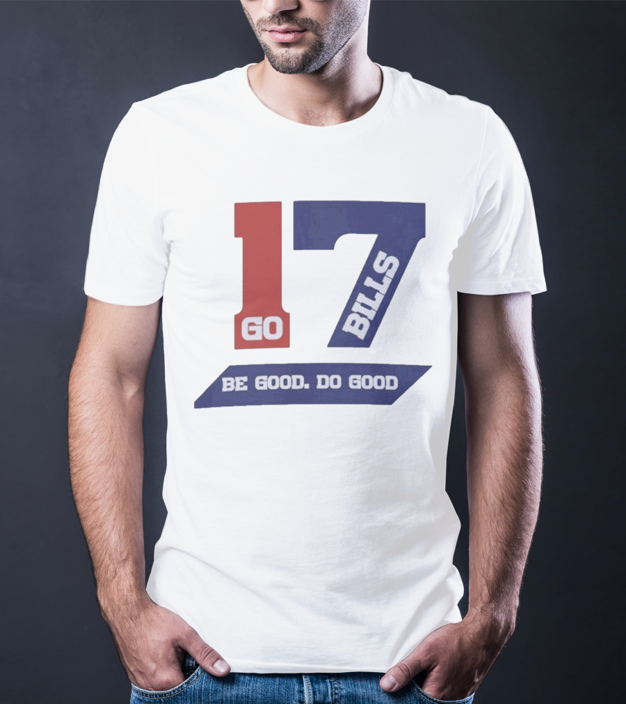 Awesome Josh Allen MVP Go Bills 17 Be Good Do Good God Bless T-Shirt