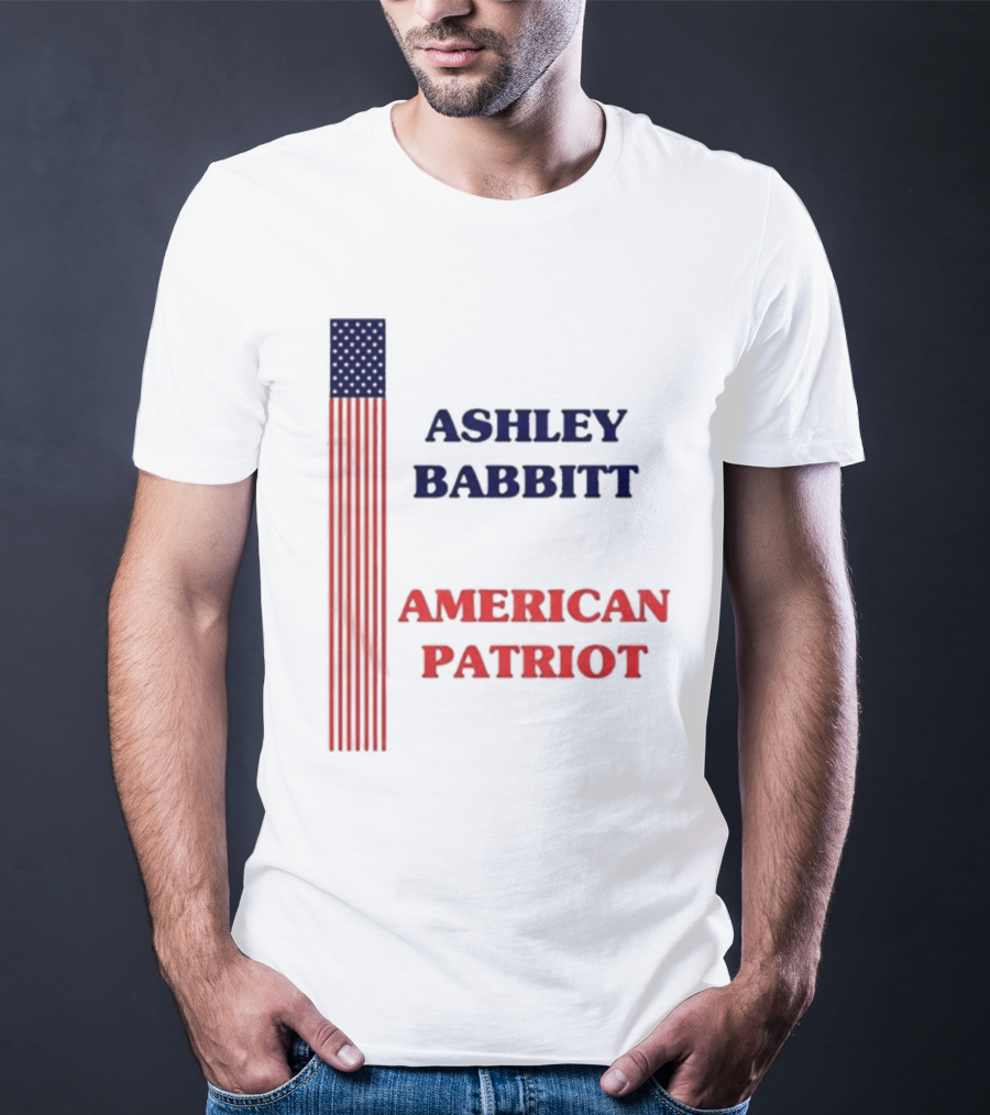 Ashley Babbitt American Patriot Flag Stripe Stars T-Shirt
