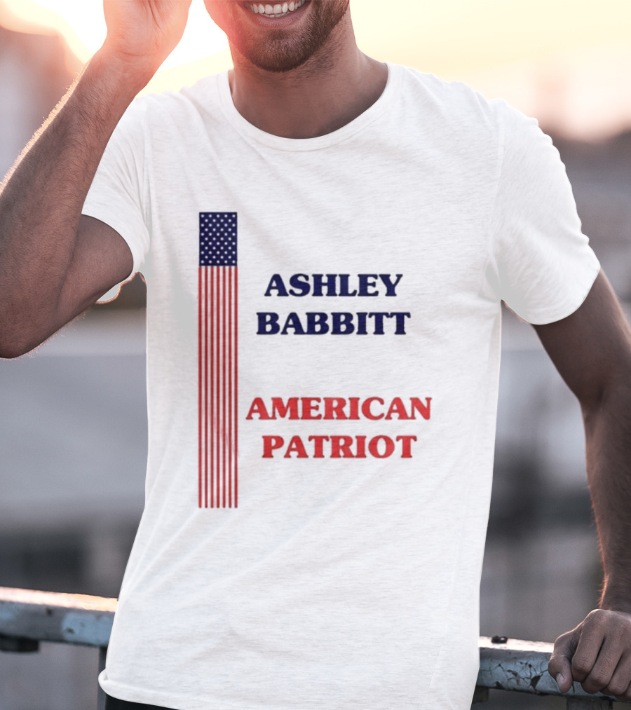 Ashley Babbitt American Patriot Flag Stripe Stars T-Shirt