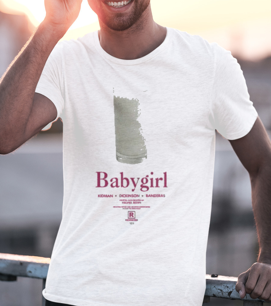 Babygirl Milk Drinking Kidman Johnson Coolidge Design T-Shirt