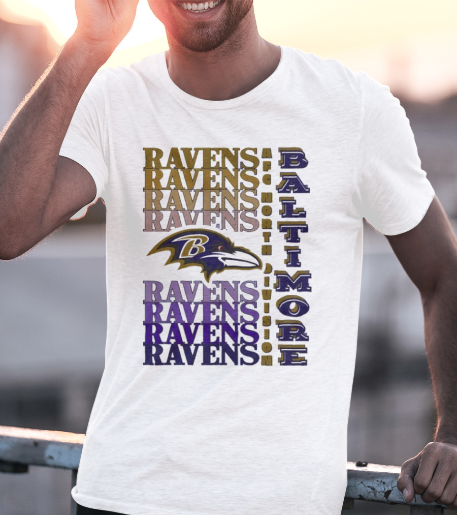 Baltimore Ravens AFC North Division Baltimore Ravens Ravens Ravens Ravens Ravens T-Shirt