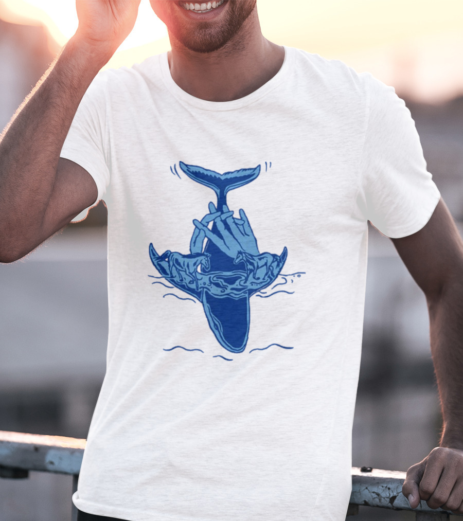 Billie Marten Whale With Hands And Horses T-Shirt