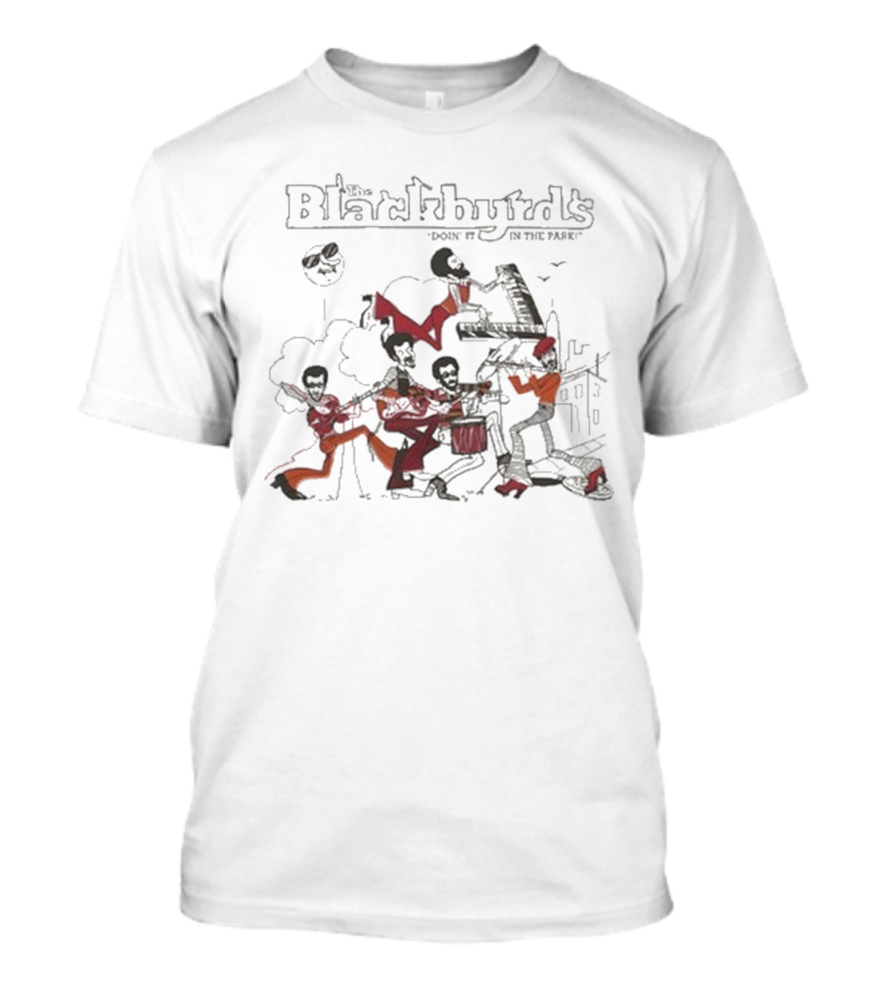 The Blackbyrds Don't It In The Park Funky Band Illustration T-Shirt