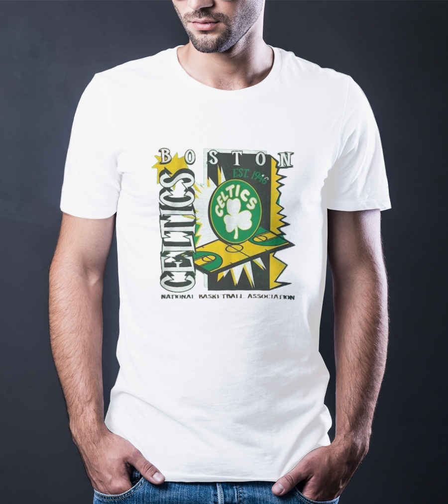 Boston Celtics EST 1946 Mitchell & Ness Youth Retro ’90s National Basketball Association T-Shirt