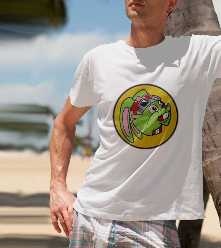 Bucky O’Hare Buc-ee’s Collaboration Featuring Iconic Green Rabbit With Goggles T-Shirt
