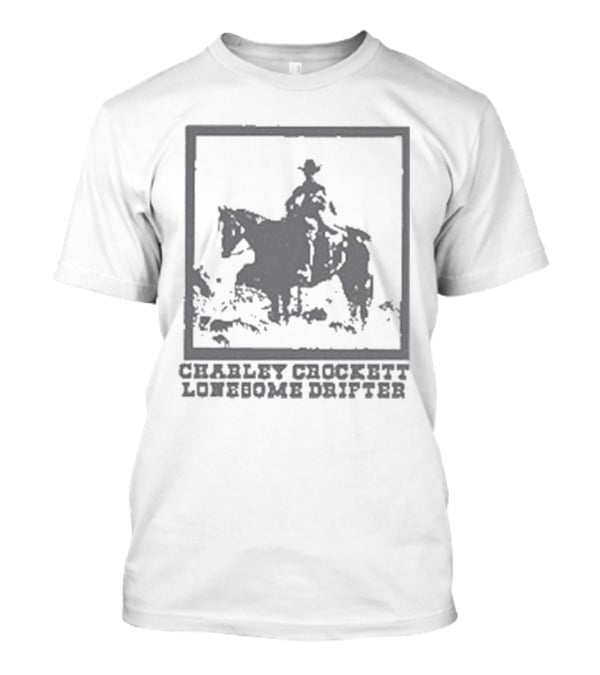 Charley Crockett Lonesome Drifter Cowboy On Horseback T-Shirt