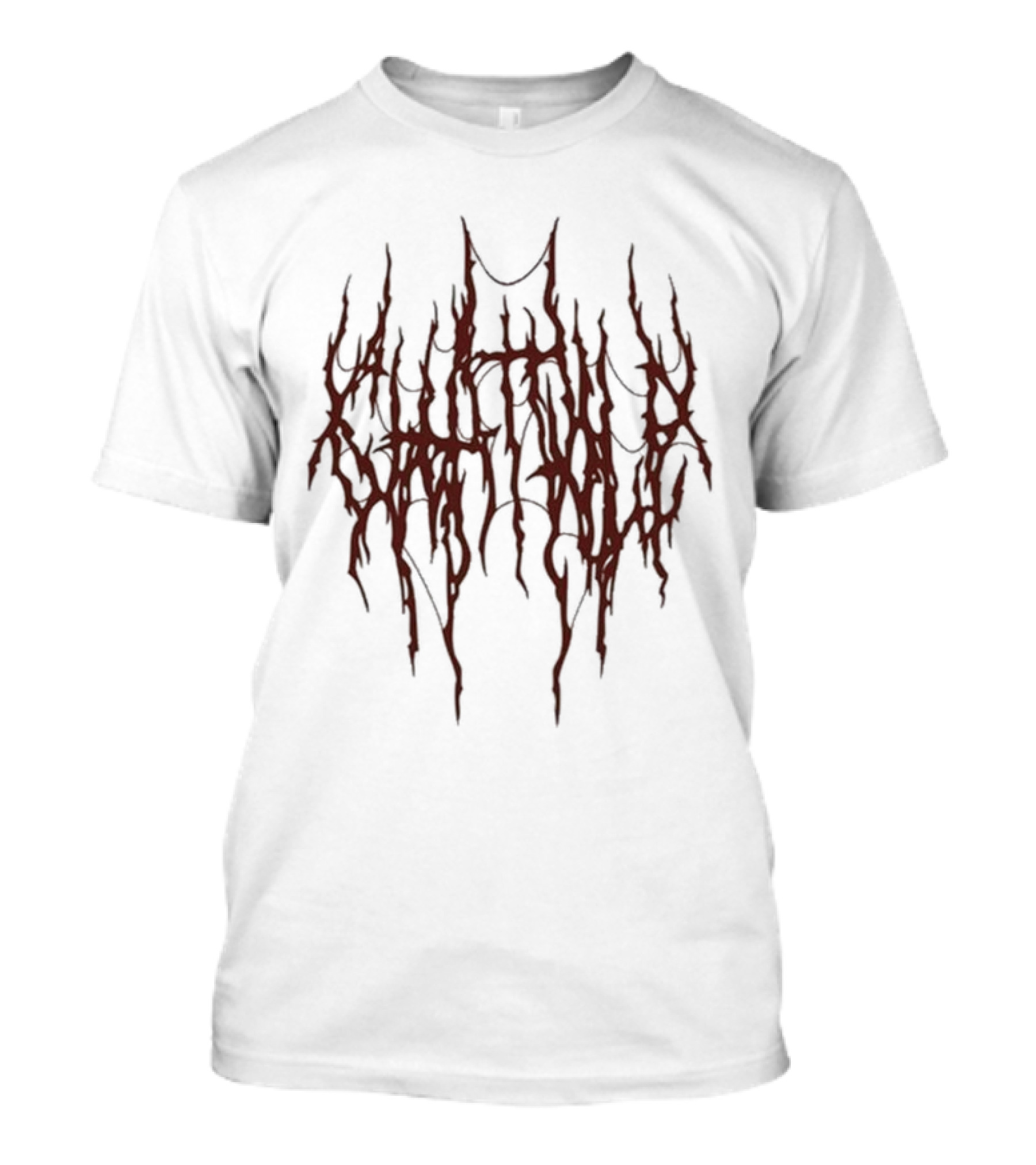 Chat Pile Red Dripping Text Design T-Shirt