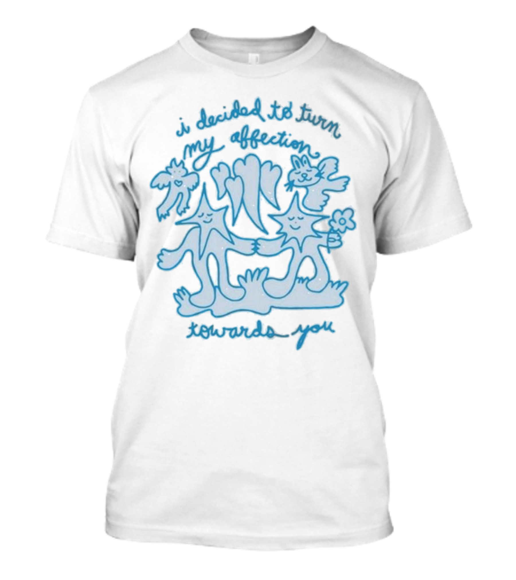 Cavetown I Decided To Turn My Affection Towards You Whimsical Characters And Hearts T-Shirt