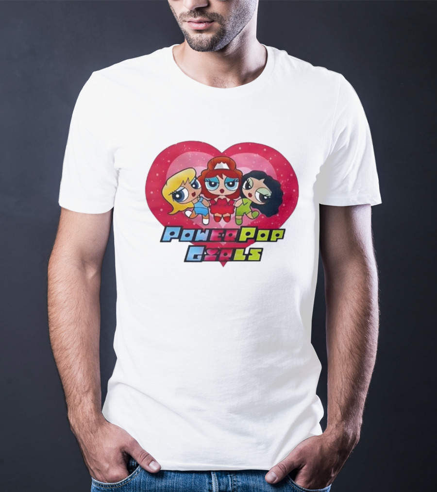 Chappell Roan Power Pop Girls Heart Cartoon Trio T-Shirt