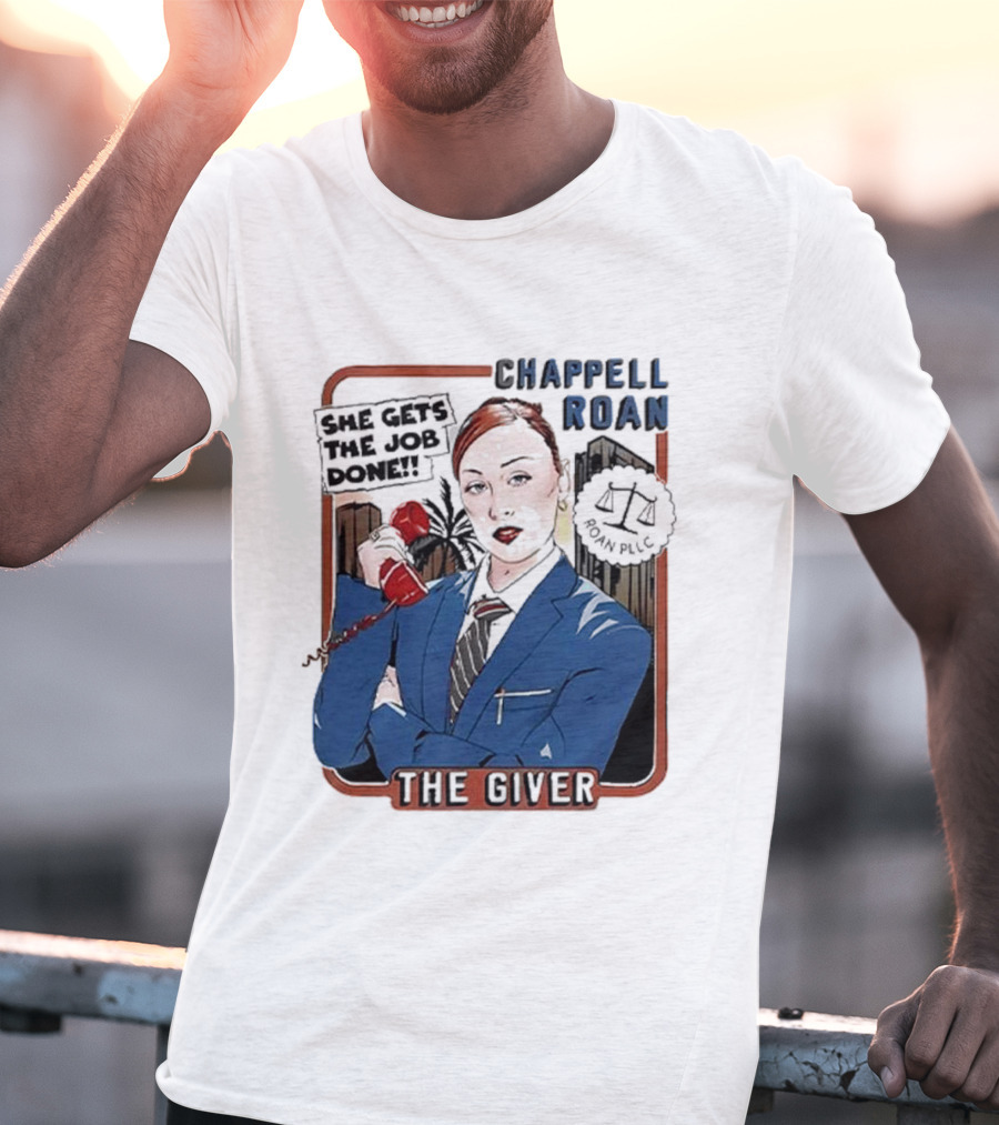 Chappell Roan The Giver Blue Suit Red Rose T-Shirt