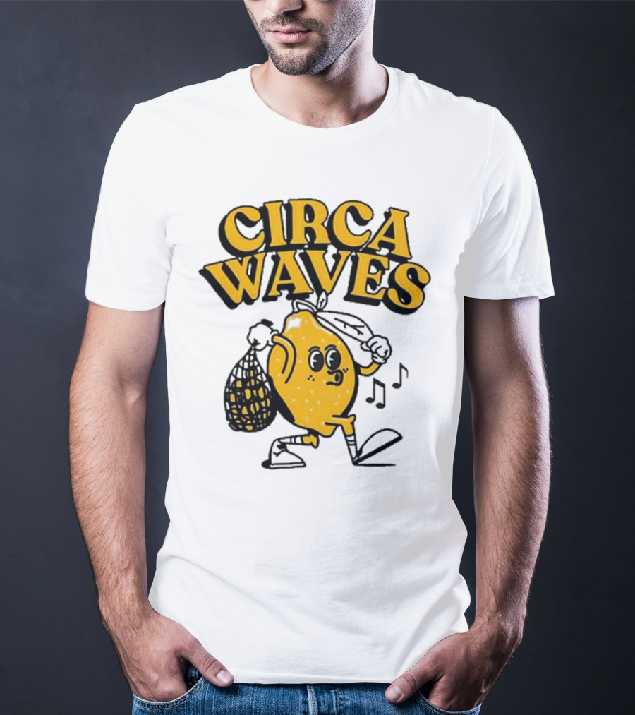 Circa Waves Leroy The Lemon Running Cartoon T-Shirt